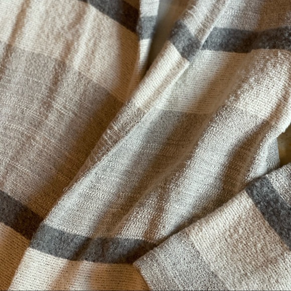 ZARA Stripe Duster Long Coat - Picture 3 of 4